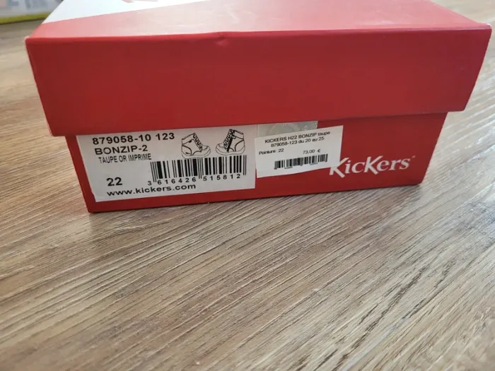 Chaussures kikers t 22 - photo numéro 4