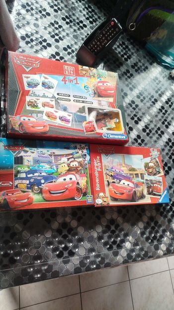 Lot edu kit cars + puzzles