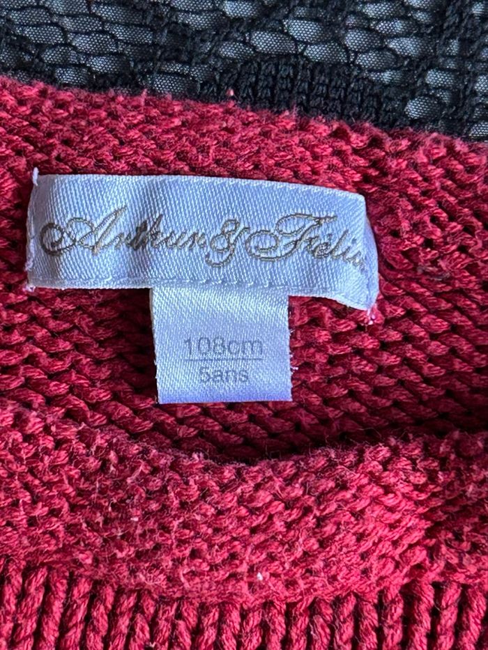 Pull laine fille « Arthur et Félicie » - photo numéro 4