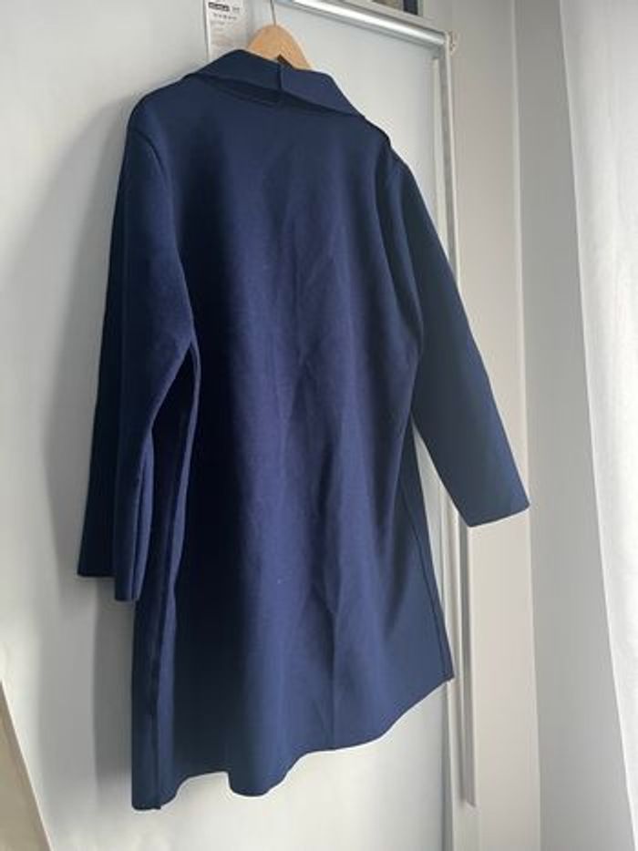 Manteau grande taille  bleu marine - photo numéro 3