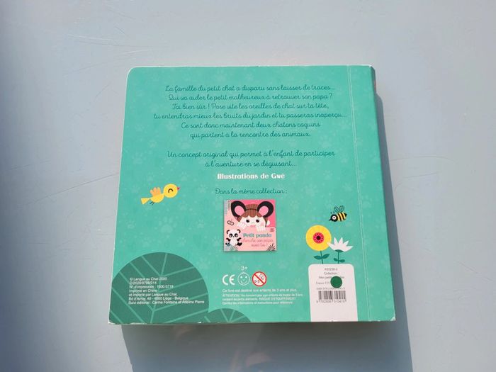 Livre animé  avec serre-tête Petit Chat 🐱 cherche son papa.. avec toi! 56 - photo numéro 9