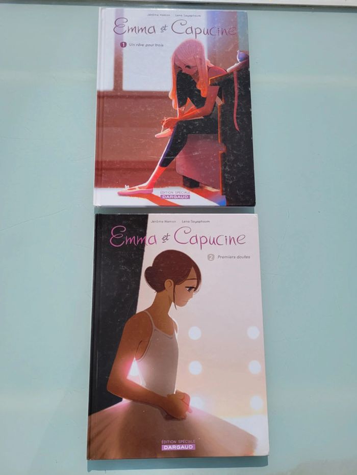 Tomes 1 et 2 BD Emma et Capucine