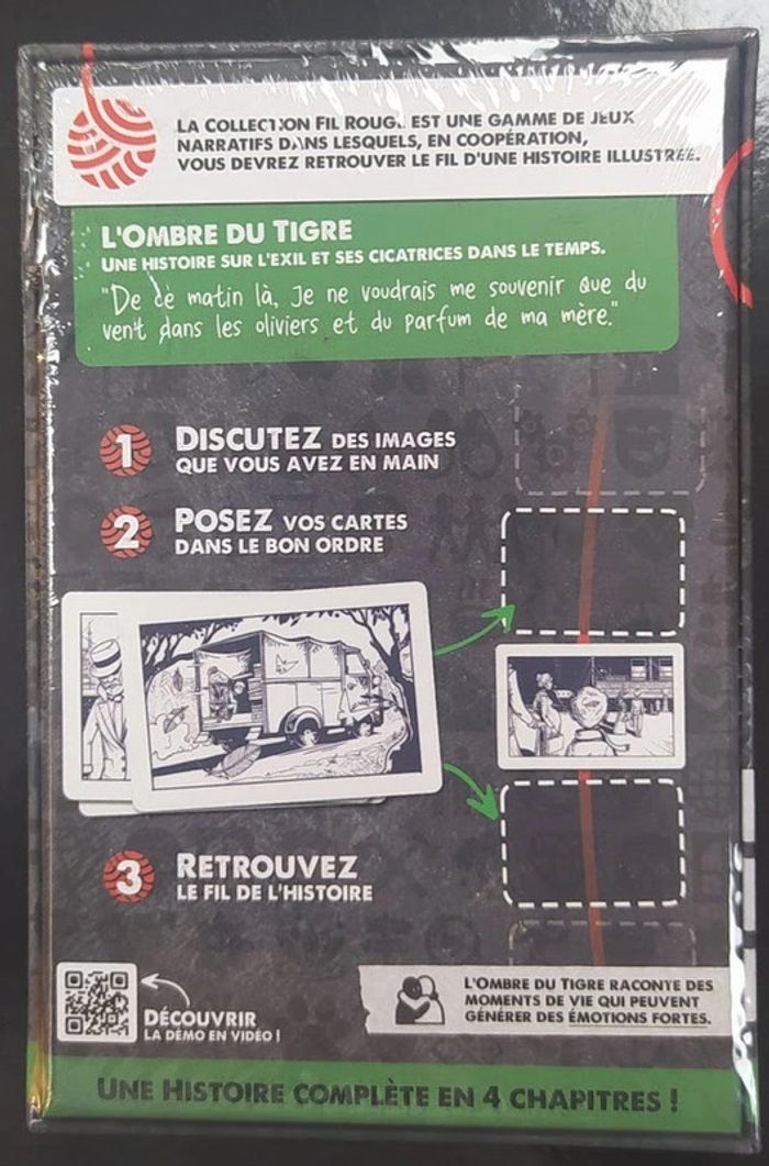 Fil Rouge : L'Ombre du Tigre - Jeu de société sous emballage - Prix Ferme - photo numéro 2