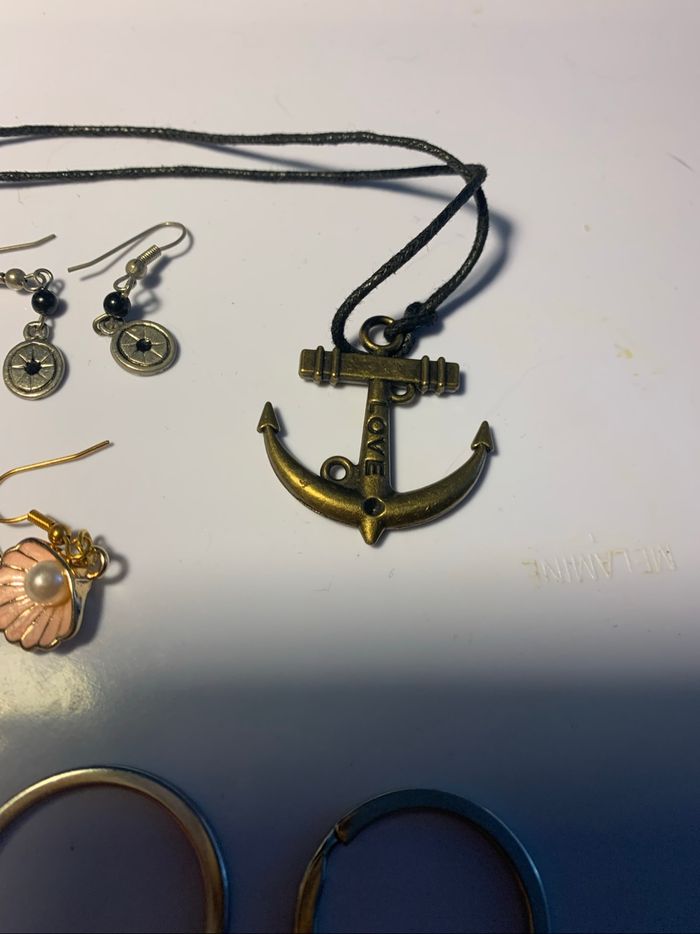 Lot bijoux accessoires style marin - photo numéro 4