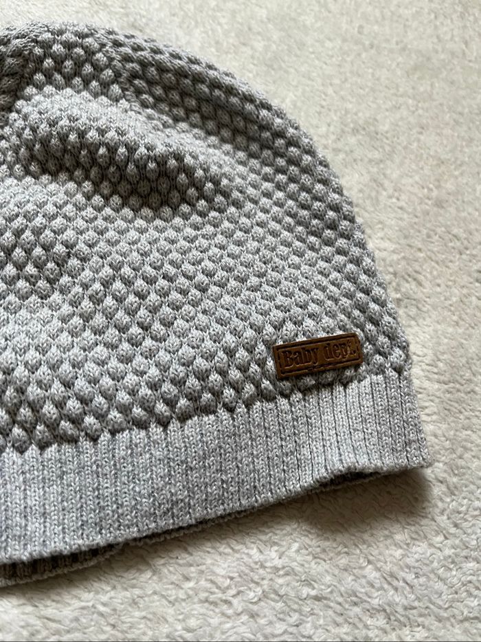 Bonnet fin gris garçon Taille 1-2 ans - photo numéro 2