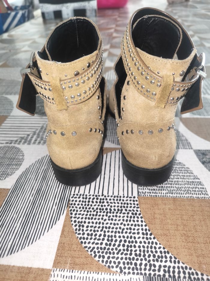Bottines daim Zara 38 - photo numéro 5