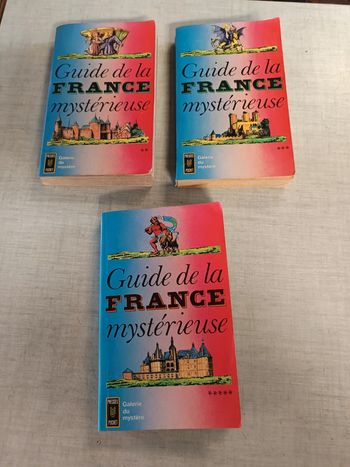 Lot 3 livres guide de la France mystérieuse 2 3 et 5