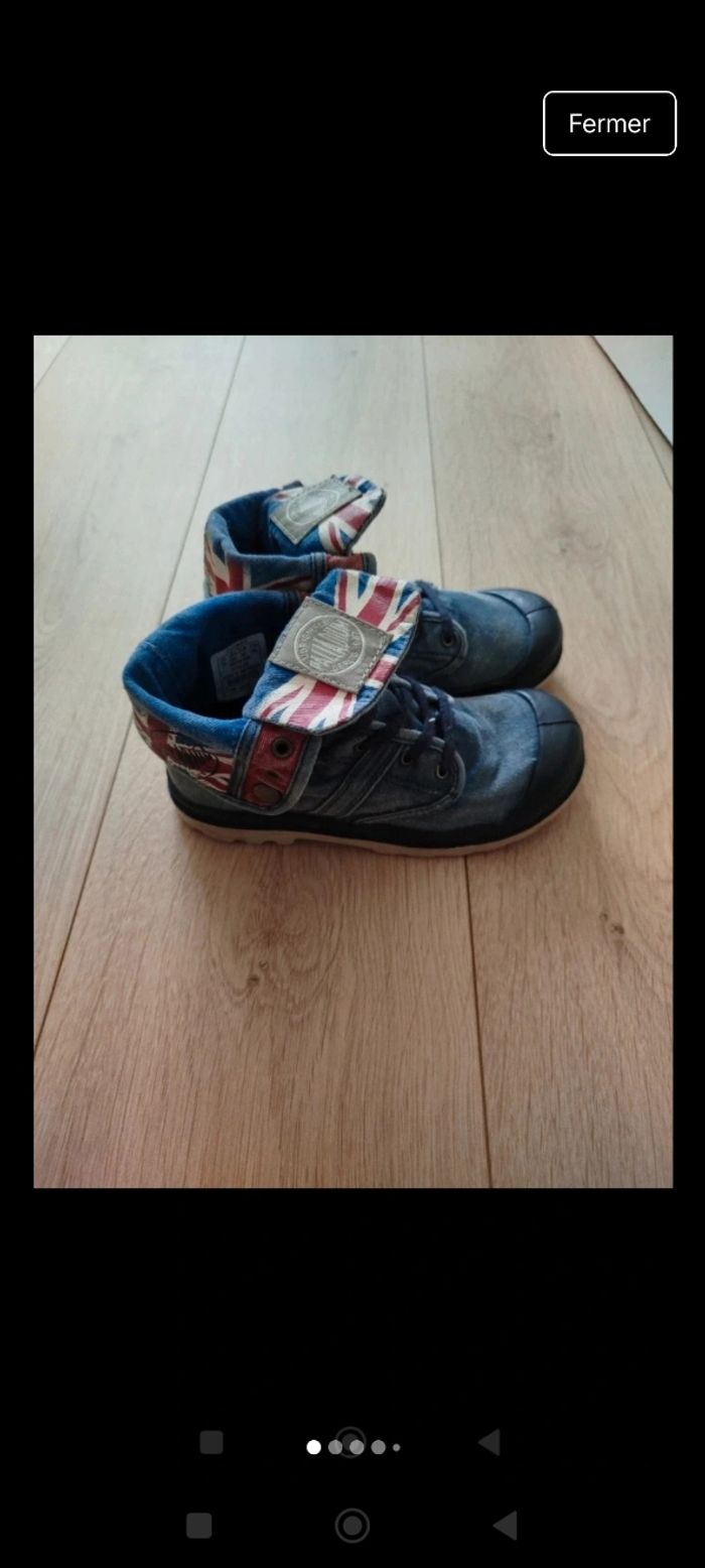 Palladium drapeau anglais - photo numéro 2