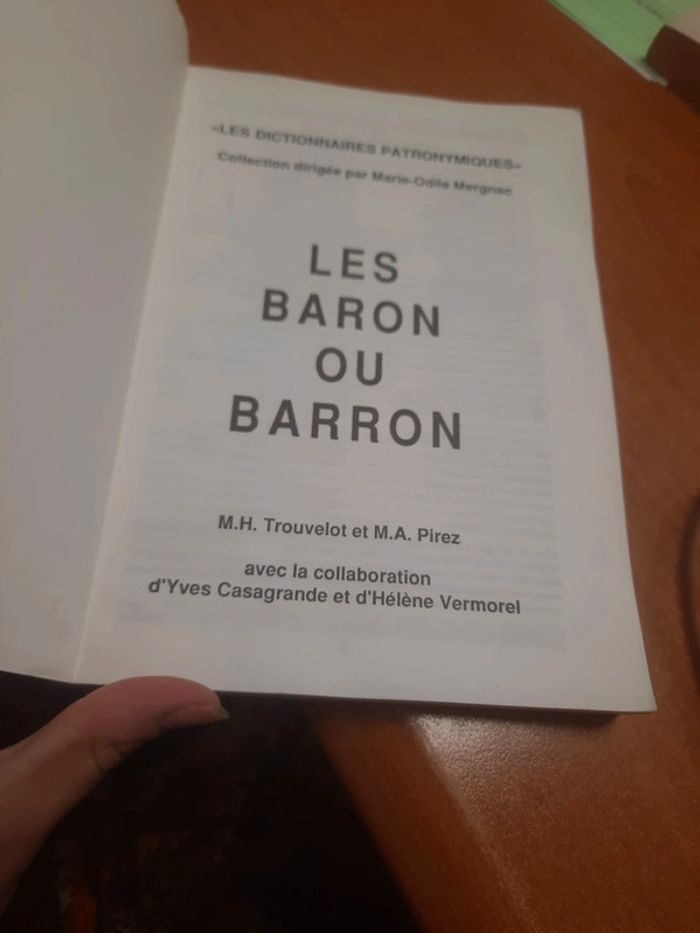 Les baron ou barron - photo numéro 8