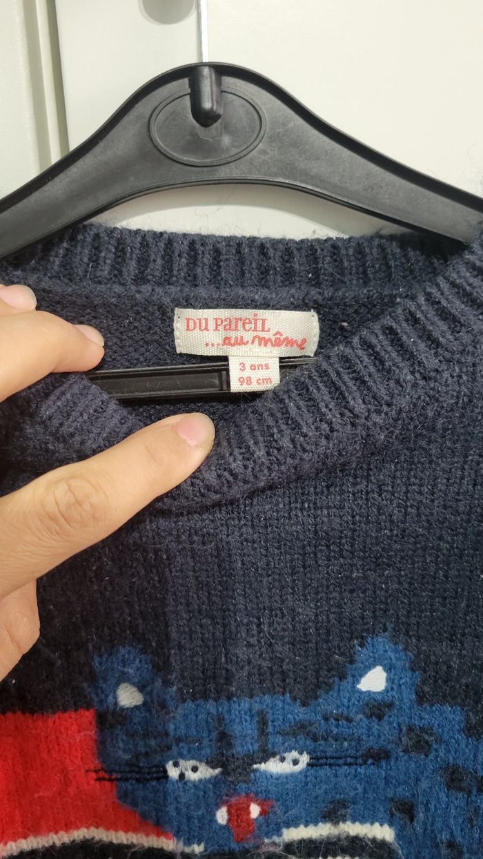 Pull bleu - photo numéro 4