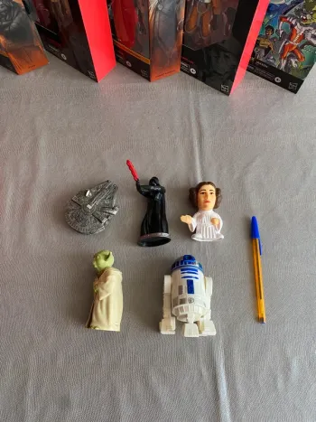 Lot 5 Burger King McDonalds toys Star Wars 2005 2009
