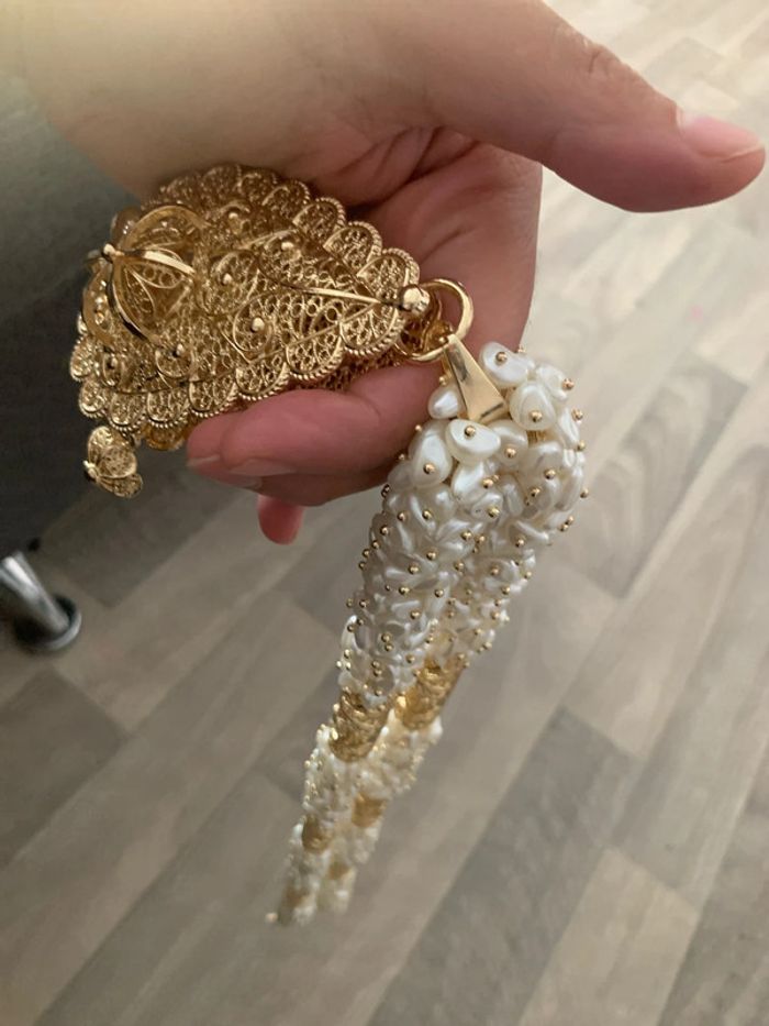Collier traditionnelle algérien SKHAB blanc - photo numéro 8