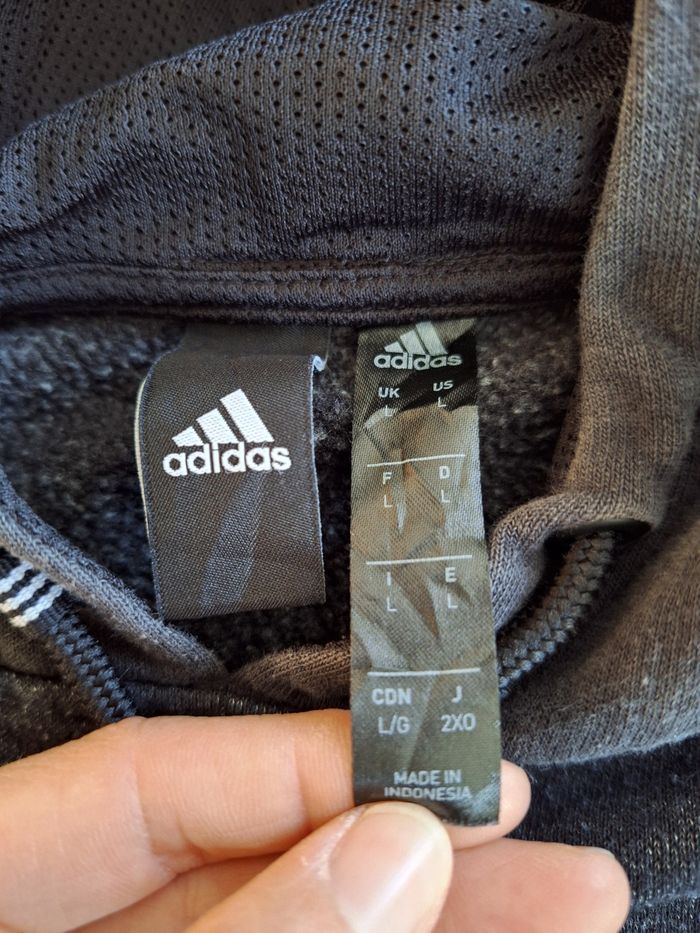 Pull sweat à capuche taille L Adidas - photo numéro 5