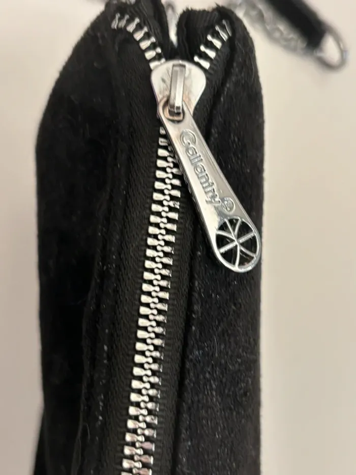 Sac à main pochette noir tendance fille femme - photo numéro 4