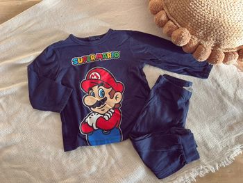 Ensemble pyjama super mario 18 mois bleu marine