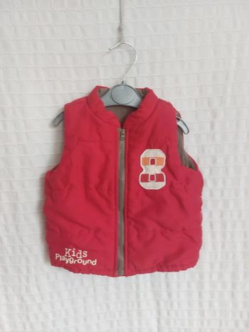 Doudoune sans manches mixte 23 mois