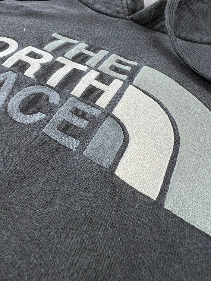 Pull sweat à capuche The North Face logo brodé Noir Taille S - photo numéro 8