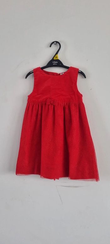Robe rouge 36 mois