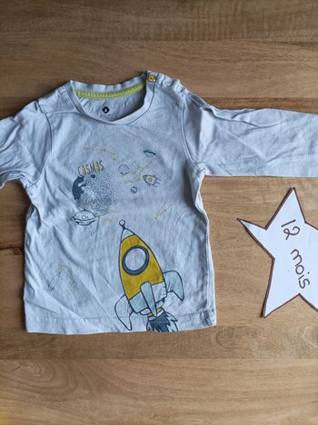 Haut ml 12 mois fusée