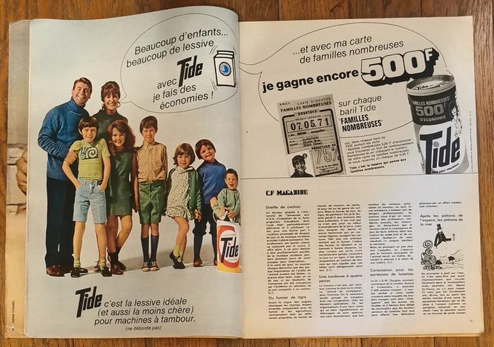 Ancien magazine Clair foyer 1969 N°183 vintage - photo numéro 3