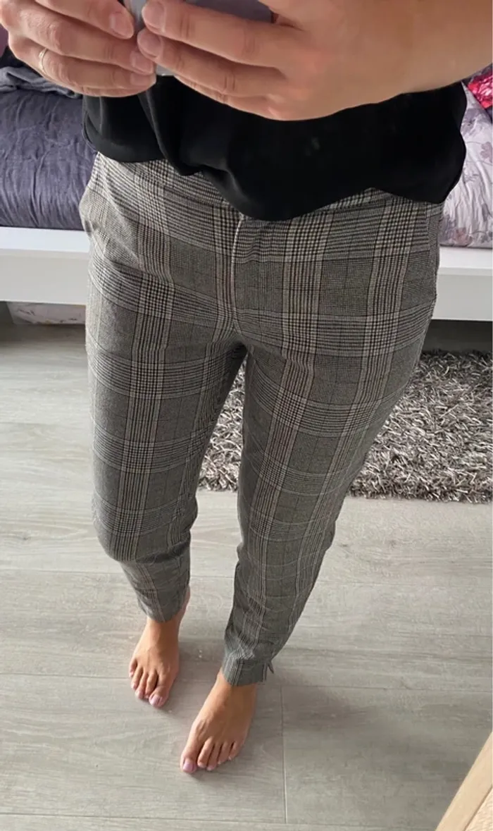 Pantalon carreaux Promod 38 - photo numéro 3