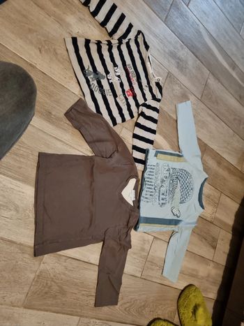 Lot de 3 t-shirts manches longues