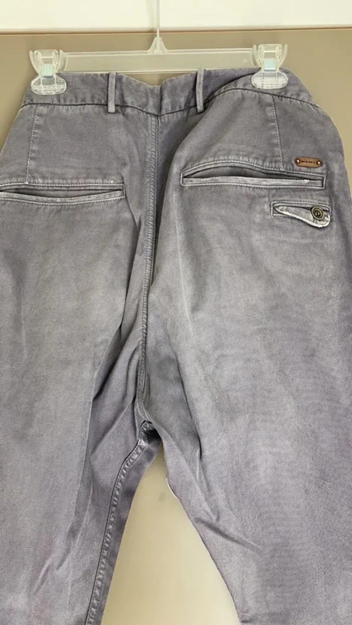 Pantalon homme gris Diesel taille us 34x34 = 42 - photo numéro 7