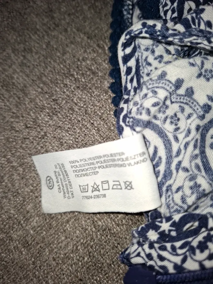 Robe d'été bleu et blanche 10 ans - photo numéro 8