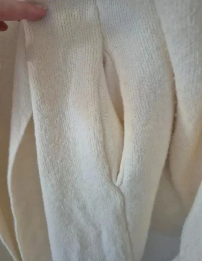 Cardigan long écru - photo numéro 3