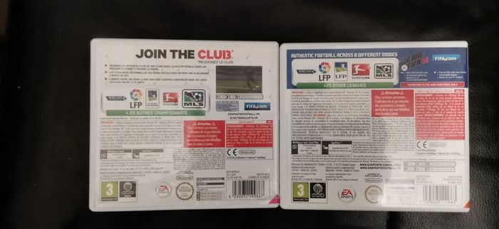 Jeu Nintendo 3ds lot 2 jeu fifa 13+14 - photo numéro 4