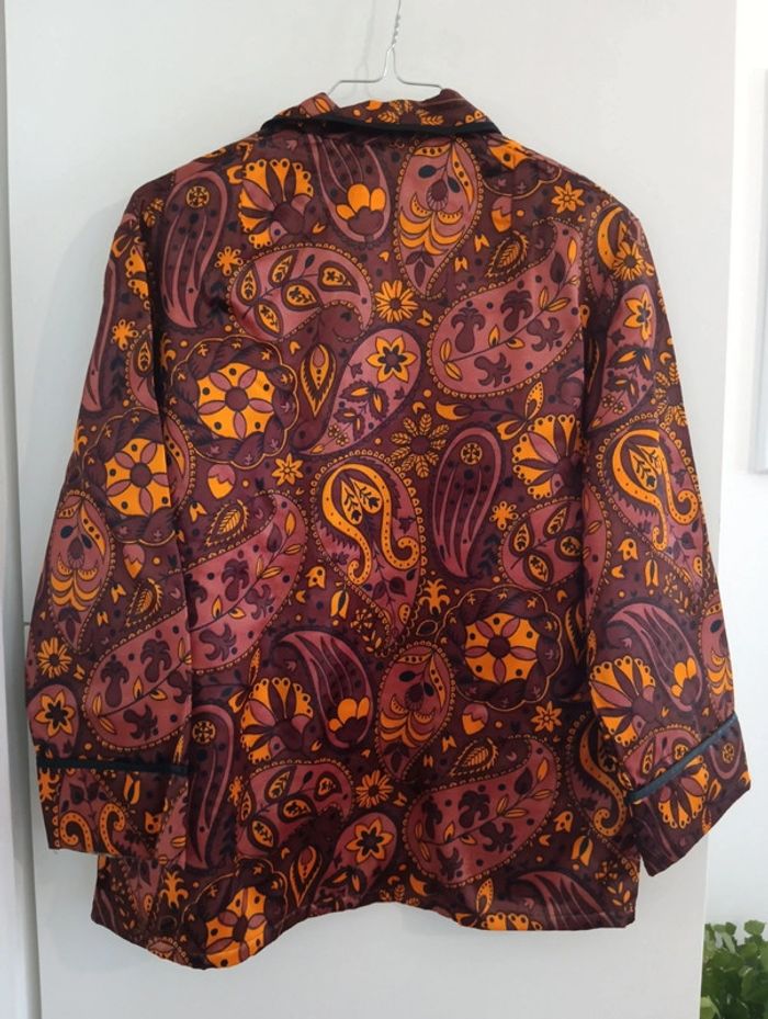 Veste chemise vintage/ haut de pyjama - photo numéro 9