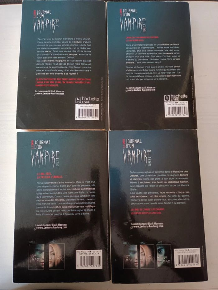 Le journal d'un vampire tomes 1,2,3 et 4 - photo numéro 2