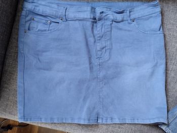 Jupe jean bleue