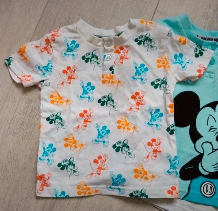 Lot de 3 tee shirts Mickey 6 mois neufs - photo numéro 2