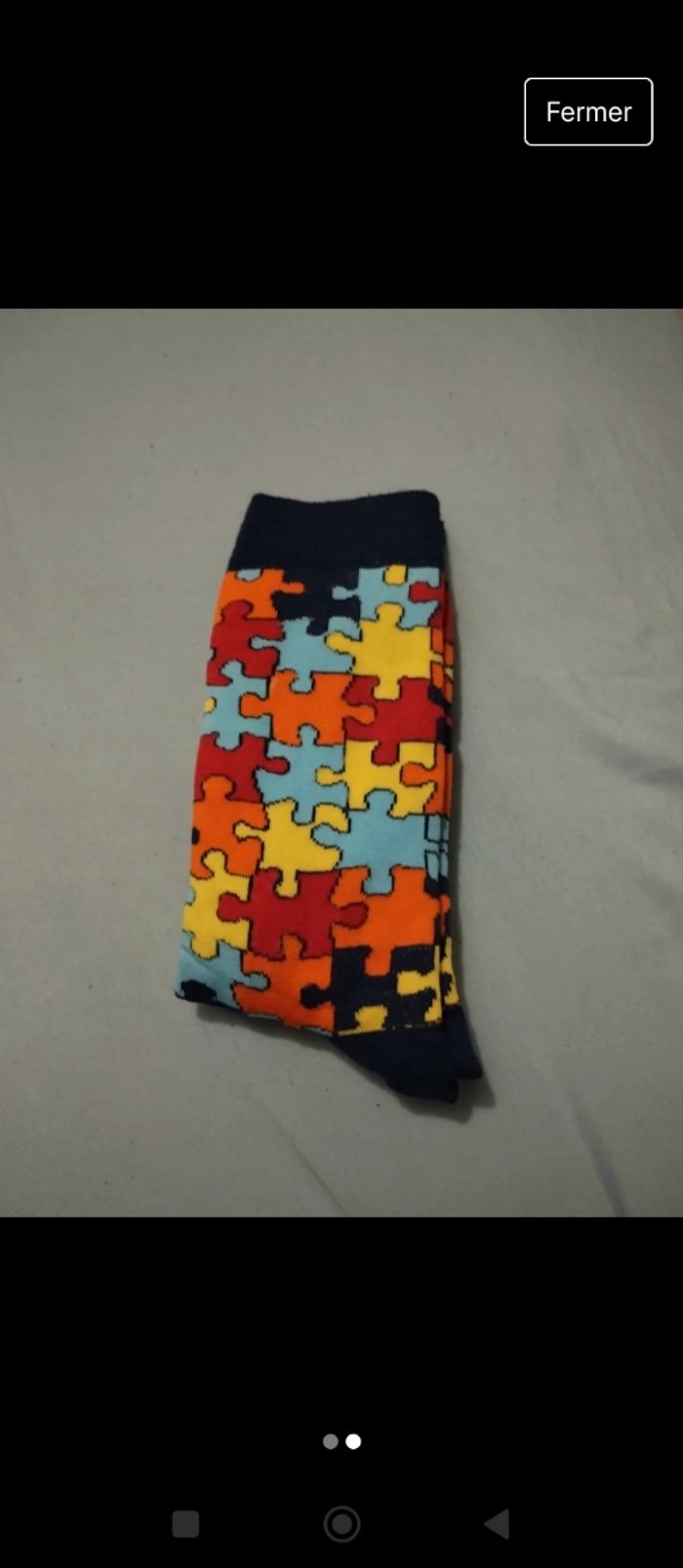 Chaussettes puzzle taille unique - photo numéro 2