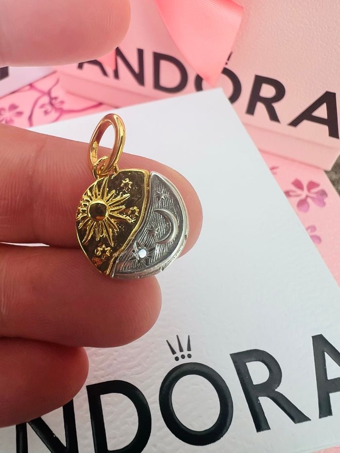 Médaillon talisman ma lune et mon soleil séparables - photo numéro 6