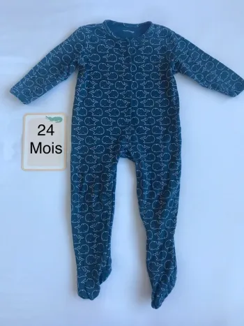 Pyjama à ouverture devant