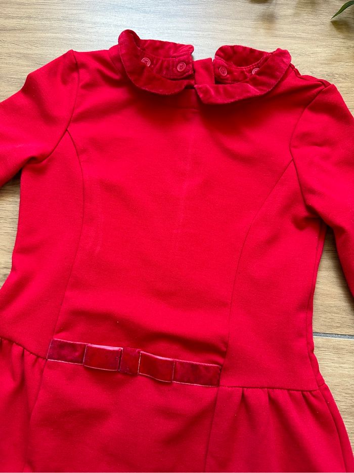 Robe rouge col Claudine okaidi - photo numéro 2