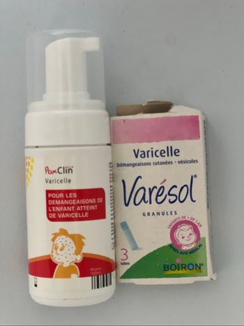 Lot soin varicelle