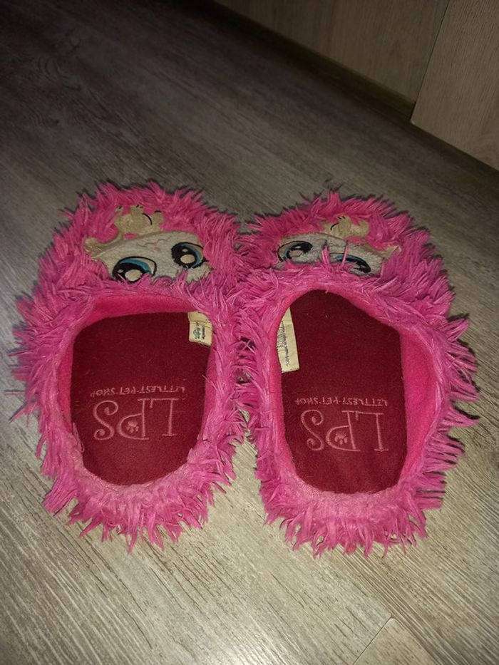 chausson pilou rose littlest pet shop chat pointure 30 - photo numéro 2