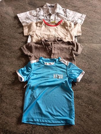 Lot de 4 hauts taille 4 ans