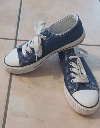 Baskets bleues T32