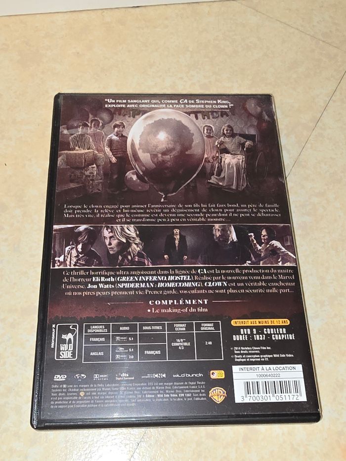 DVD - Clown - photo numéro 2