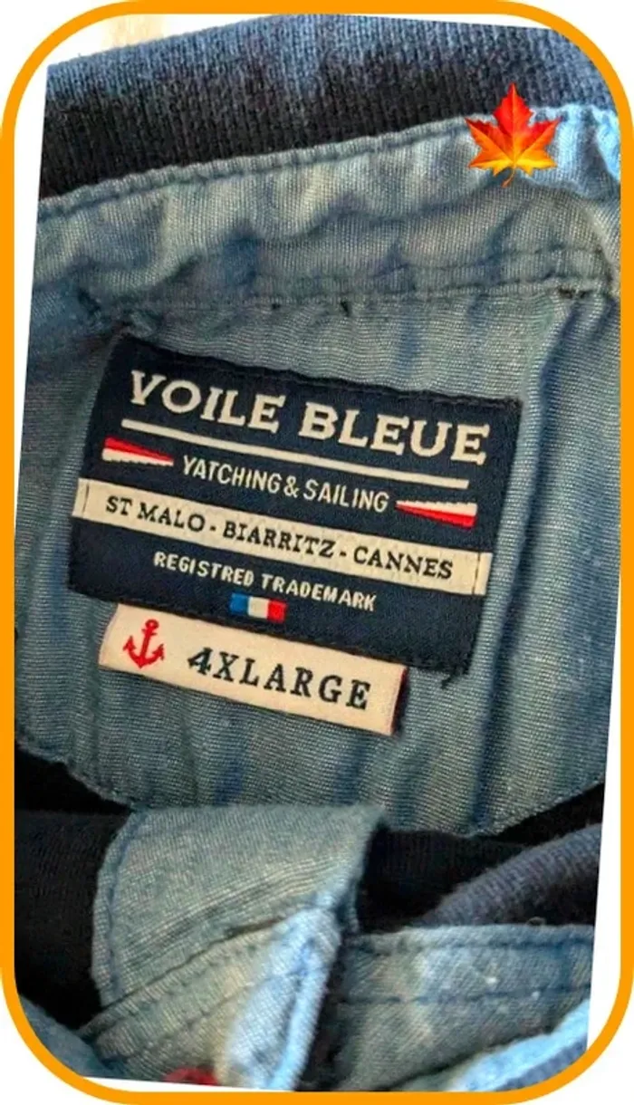 Polo homme Voile Bleu 4XL - photo numéro 9