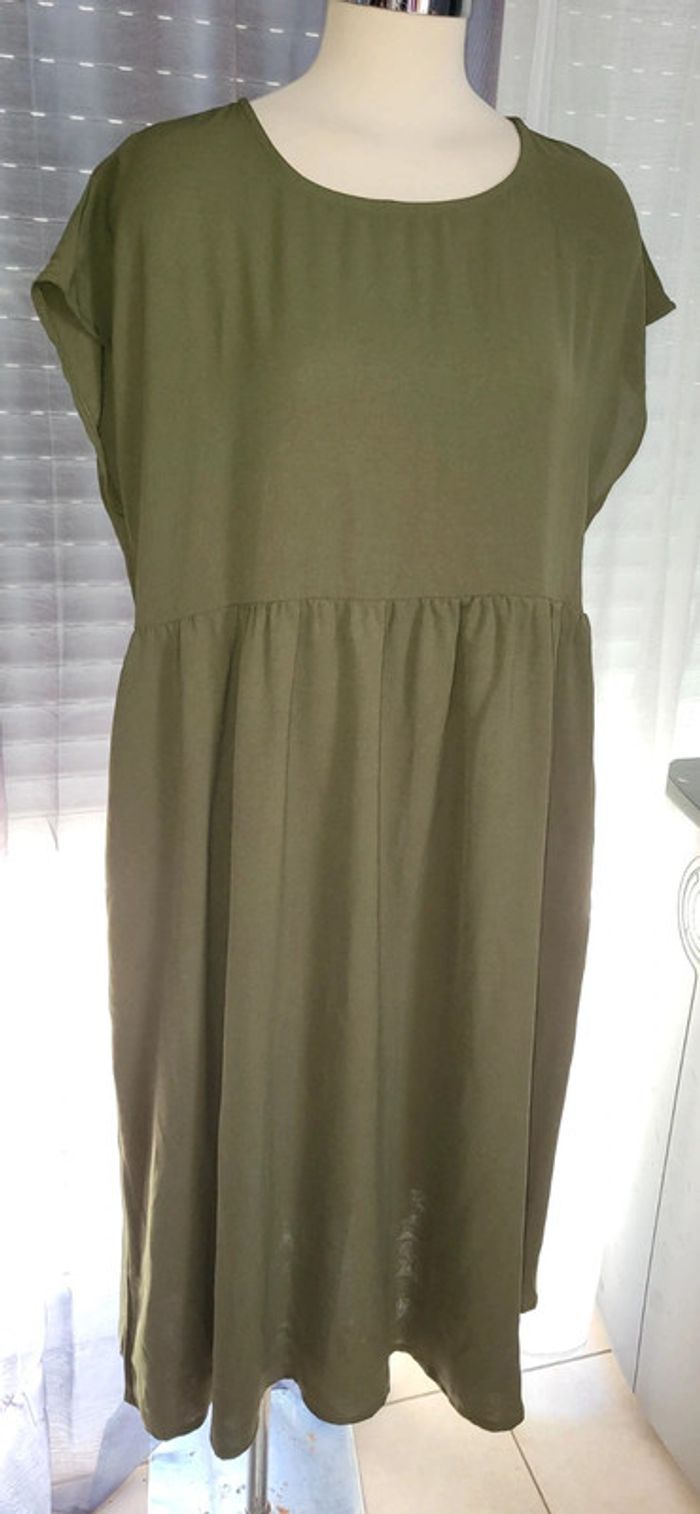 Robe légère longue kaki XL - photo numéro 2