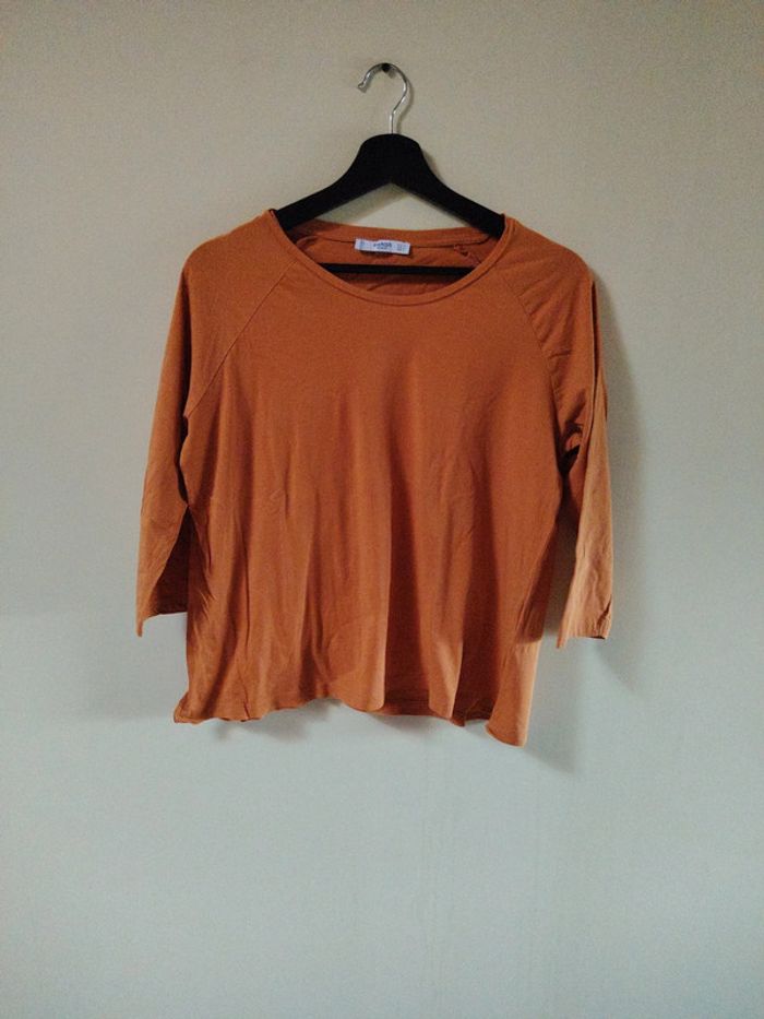 T shirt moutarde