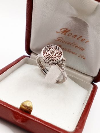 Anello argento 925 segni zodiacali con ciondolo regolabile