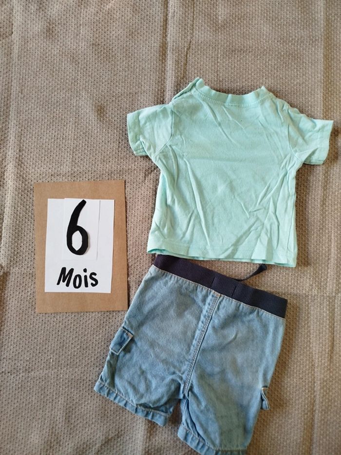 Ensemble tee shirt manches courtes/short - photo numéro 3