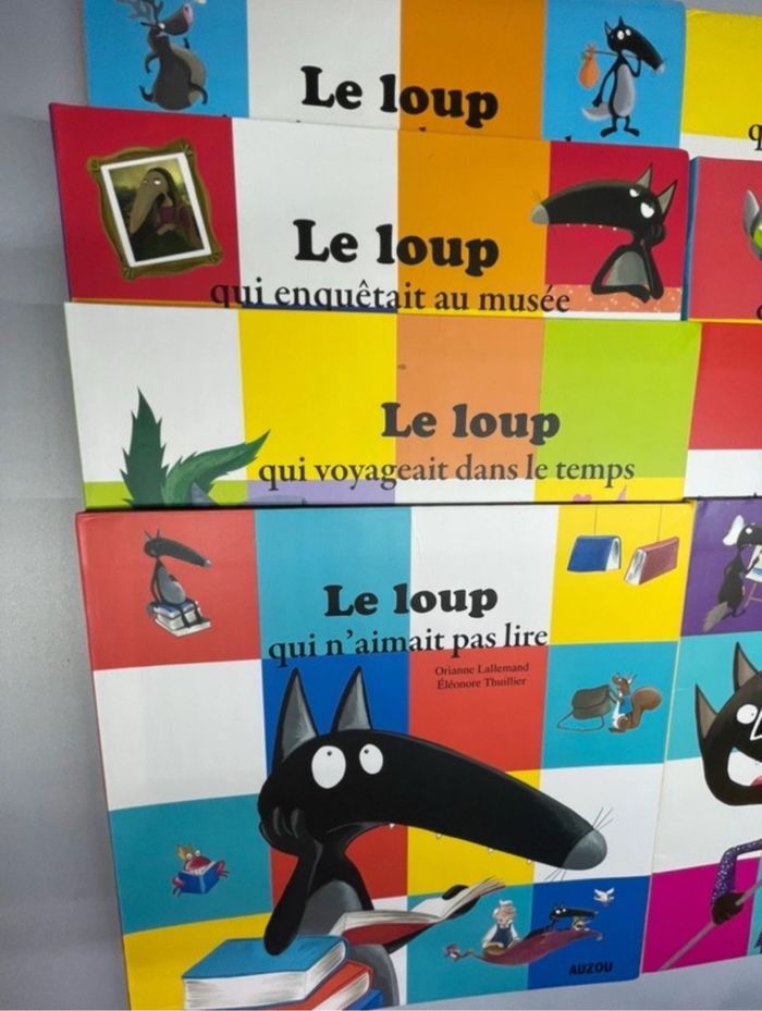 Lot 8 livres le loup Auzou qui 🐺 - photo numéro 3