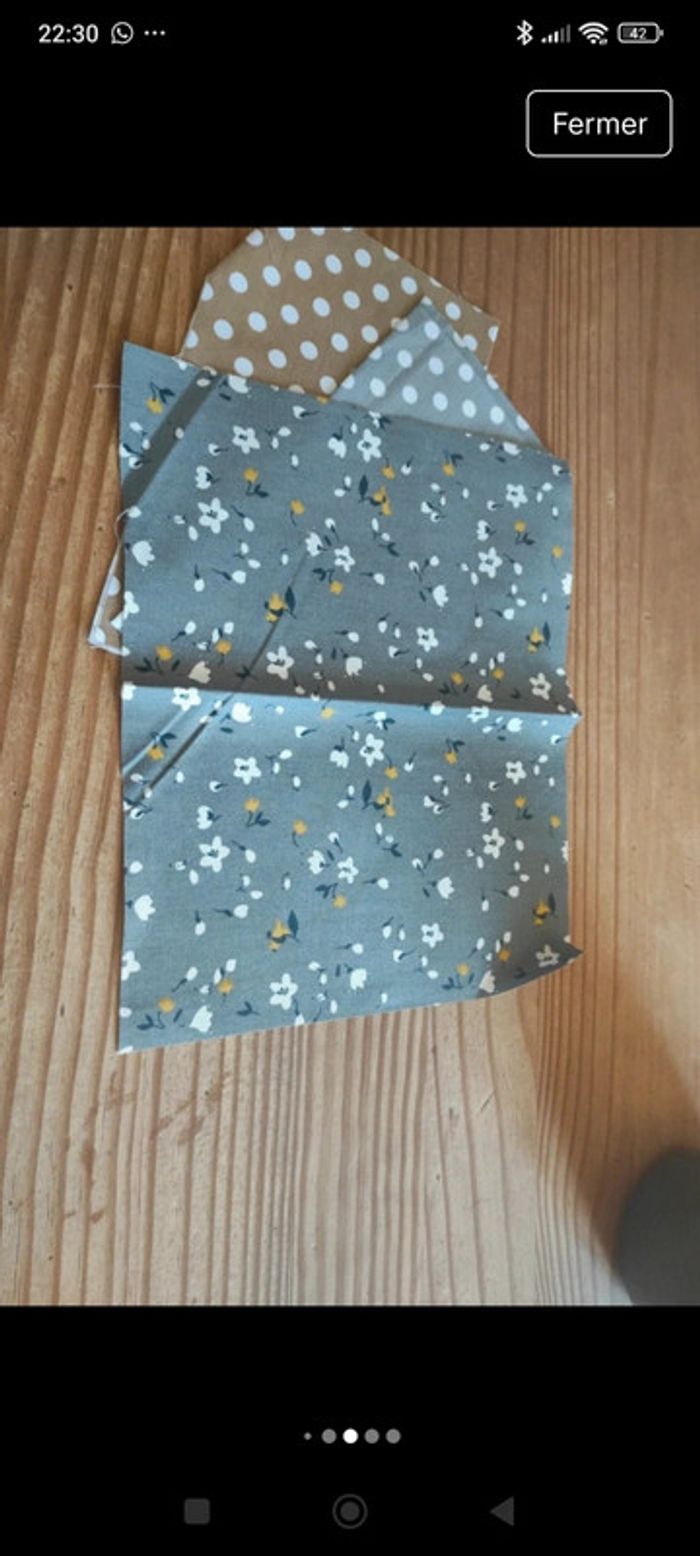 Lot tissu loisirs créatifs - photo numéro 2